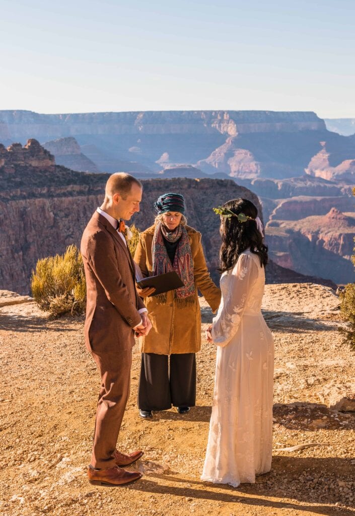 Grand Canyon Intimate Wedding Ceremony