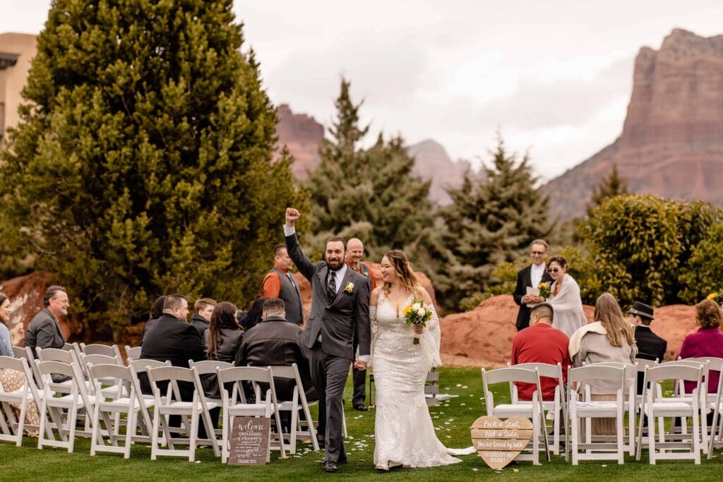 Sedona Arizona Intimate Wedding Ceremony