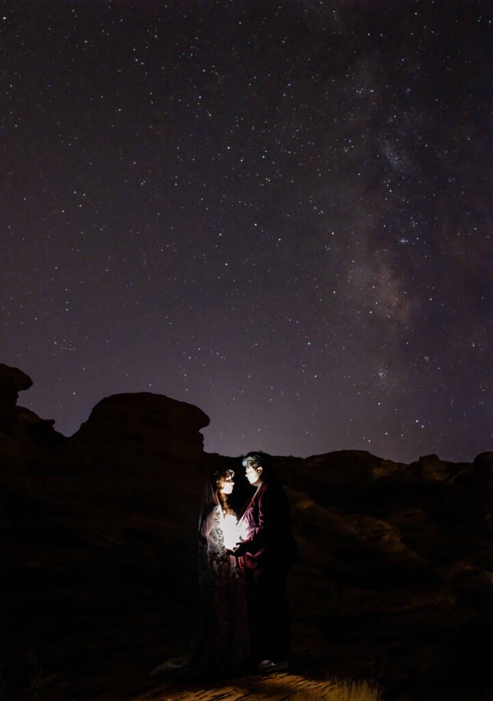 Southern Utah Page Arizona Galaxy Star Photos Adventure Elopement