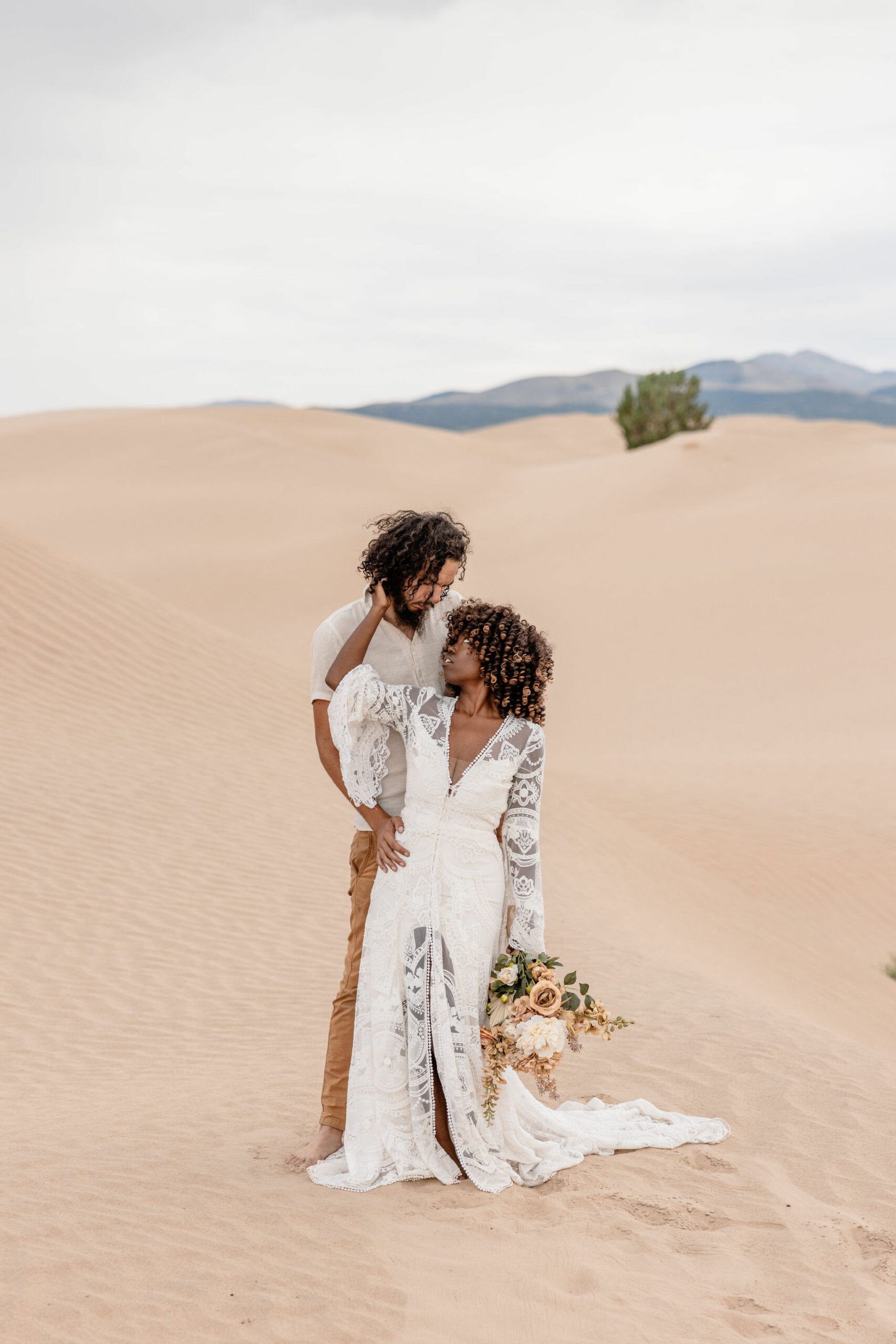 Little Sahara Utah Sand Dunes elopement